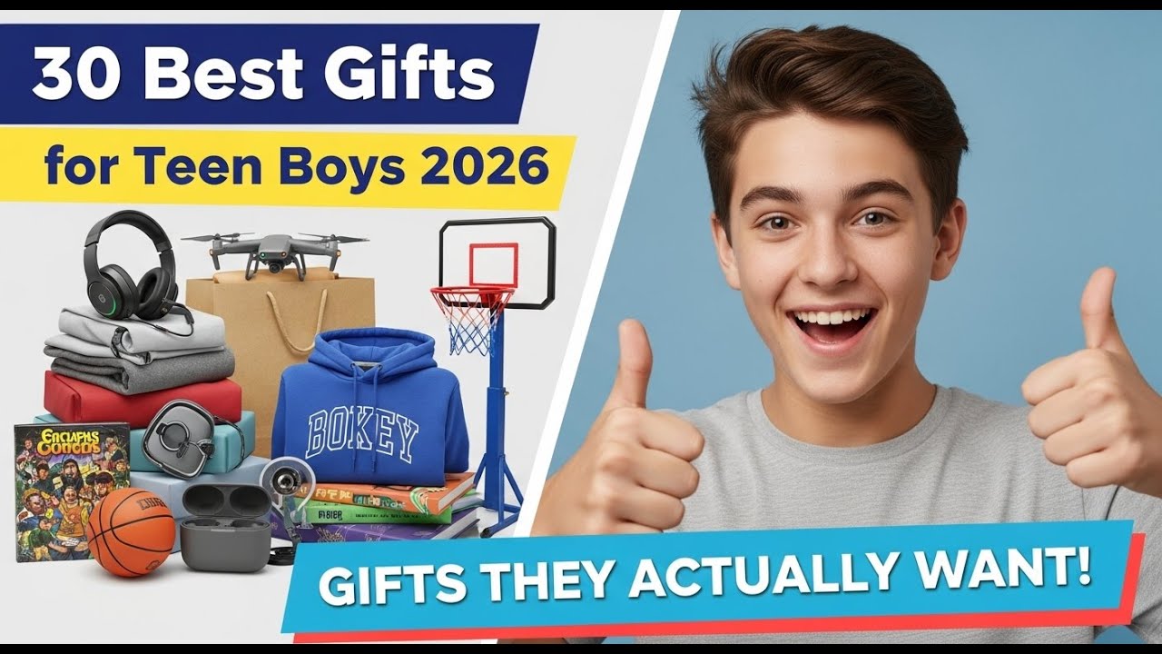 30 Best Gifts for Teen Boys 2026 🎁 (Gifts They Actually Want!)