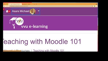 How to switch role from Teacher to Student in Moodle