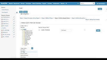 How to create report in SuiteCRM