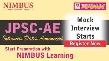 JPSC AEn Interview Dates Out | Mock Interview | JPSC AEn Interview Preparation With NIMBUS & EA