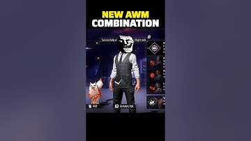 NEW AWM COMBINATION 😱 | BEST CHARACTER SKILL COMBINATION FOR AWM | AWM SKILL COMBINATION #shorts