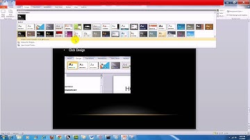 PowerPoint 2010:  How to Import a New Master Template or Theme Into Your Presentation