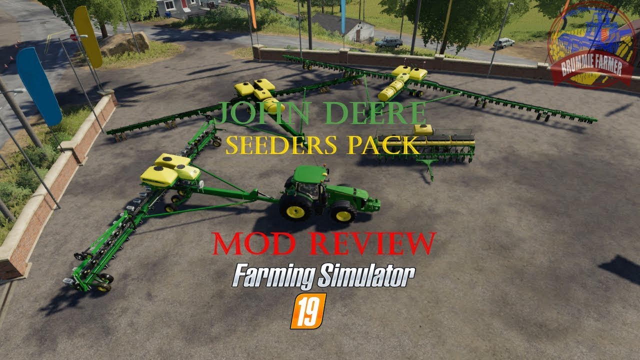 Farming Simulator 19 John Deere Seeders Pack Mod Review YouTube