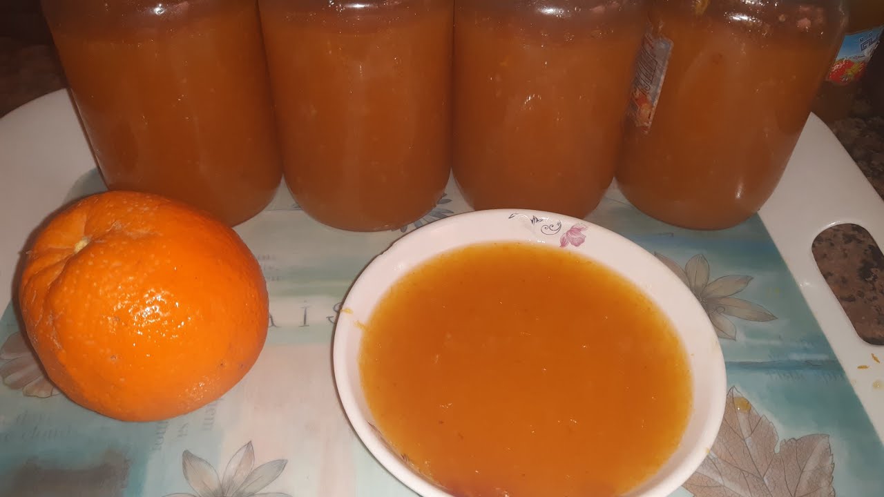 مربى البرتقال بدون مواد حافظة👍👍👍