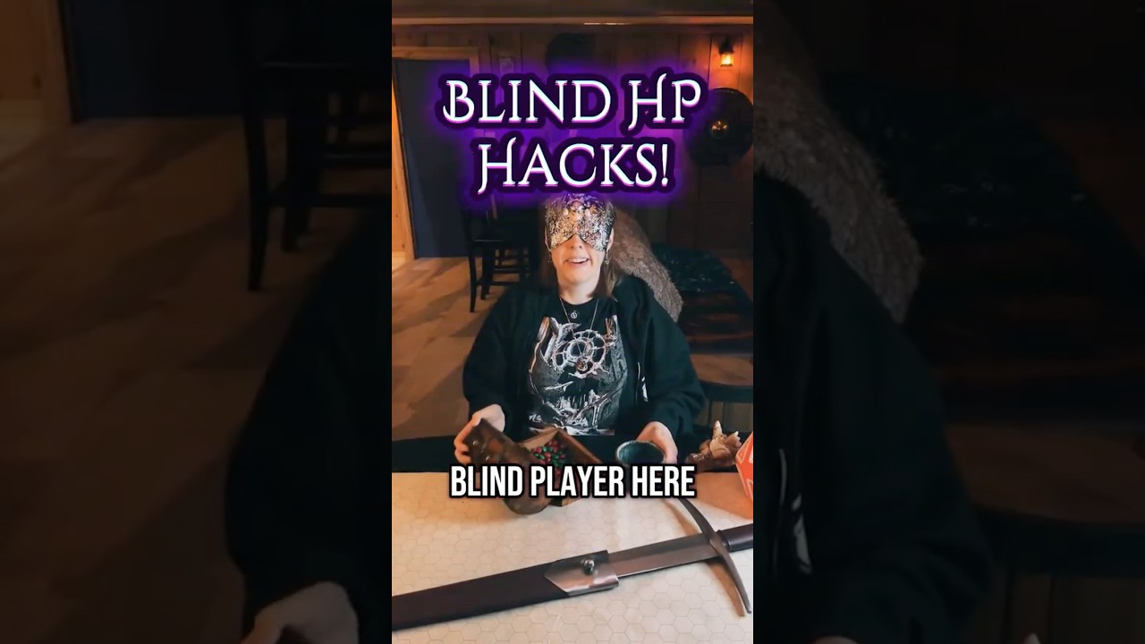 Blind D&D Hack: My HP Tastes Like Victory #dnd #roleplayinggame #ttrpg #dungeonsanddragons #5e