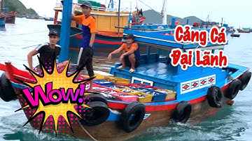 Cảng Cá Đại Lãnh-Tàu thuyền đầy ắp Cá tươi | Vạn Ninh quê Tôi -Tố Lê daily#127