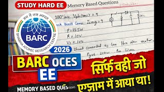 BARC OCES EE 2026 | Memory Based Questions | Full Analysis #studyhard #barc #barcocesee #barcee