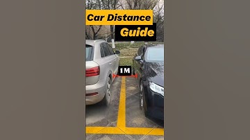 How to Measure Front, Rear, and Side Car Distances #cardrivingtips #automobile #shorts