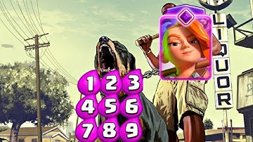 Valkyrie Evolution defeat [elixir 1 to 9]