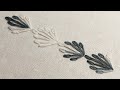 Simple and Beautiful Borderline Design tutorial | Embroidery Flower Hand Embroidery Design |