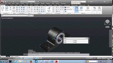 AutoCAD Tutorial 3D Modelling Bearing