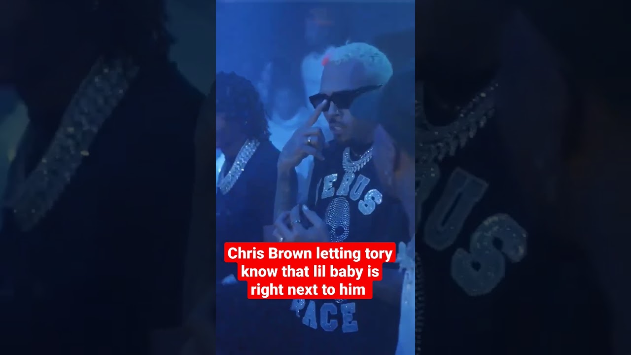 Chris Brown, Lil baby and  tory Lanez were all vibing together at a party