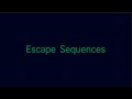 Java Escape Sequences in 90 seconds