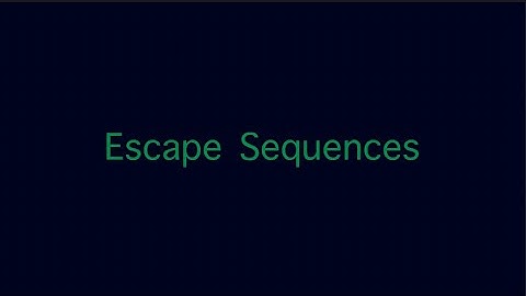 What are Java Escape Sequences? (\n, \t, and more explained)