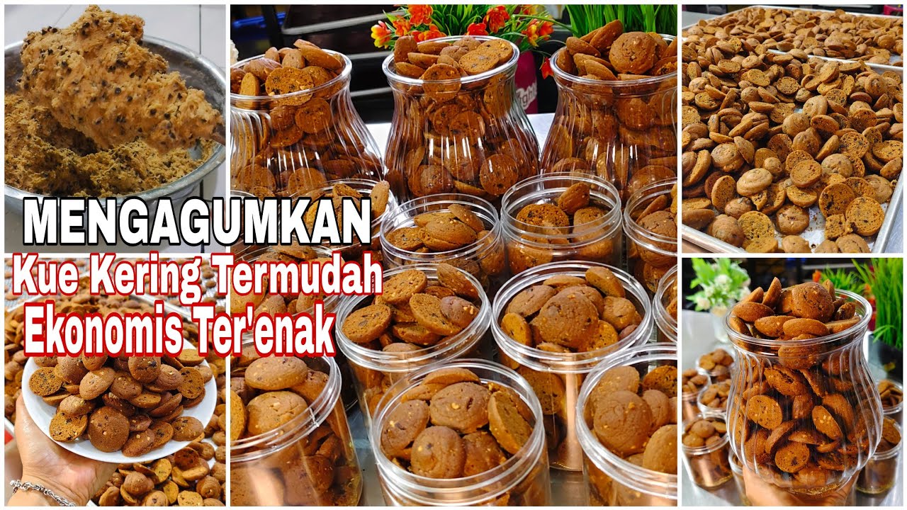 💯%Kue kering kacang chocochip renyah.Pesanan membludak menjelang hari raya.satset 6 jam kelar 10kg