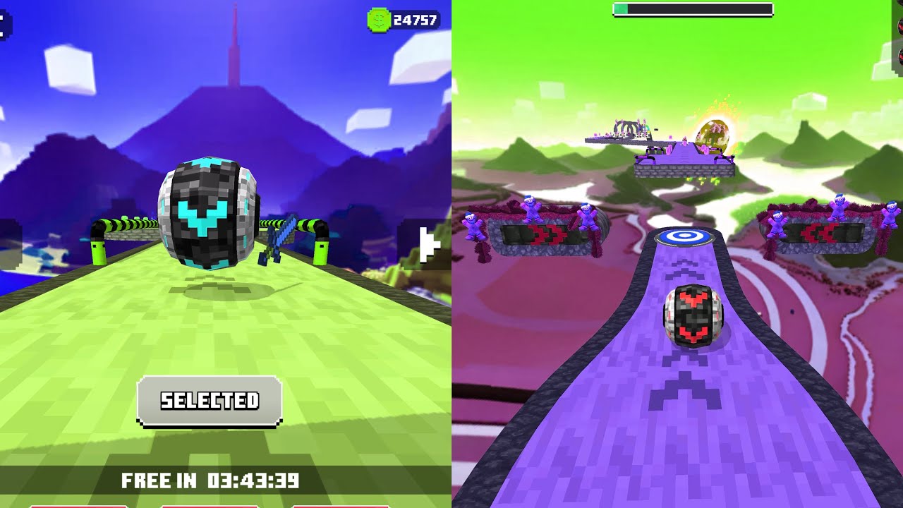 Super Rolling Balls Balance Speedrun Challenge Vs Reverse Balls Speedrun Walkthrough Gameplay