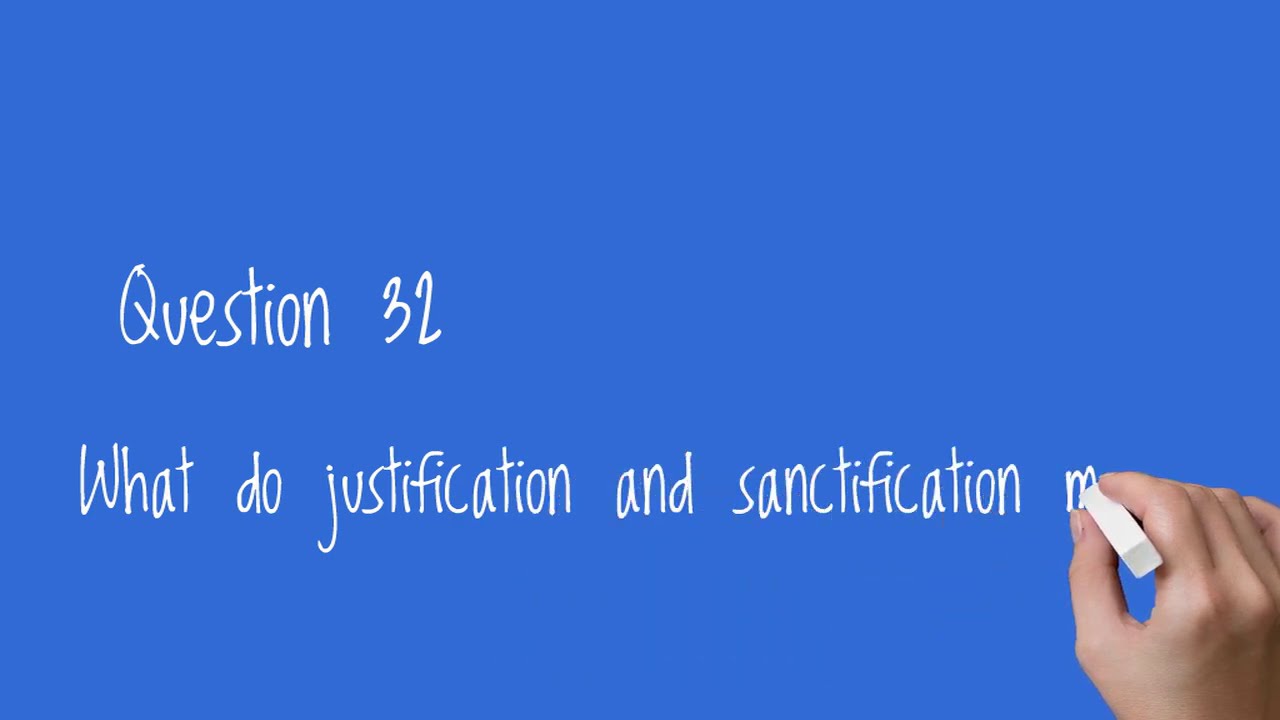 New City Catechism Question 32: What to justification and ...
