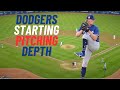 A look at the dodgers starting pitching depth for the 2024 season