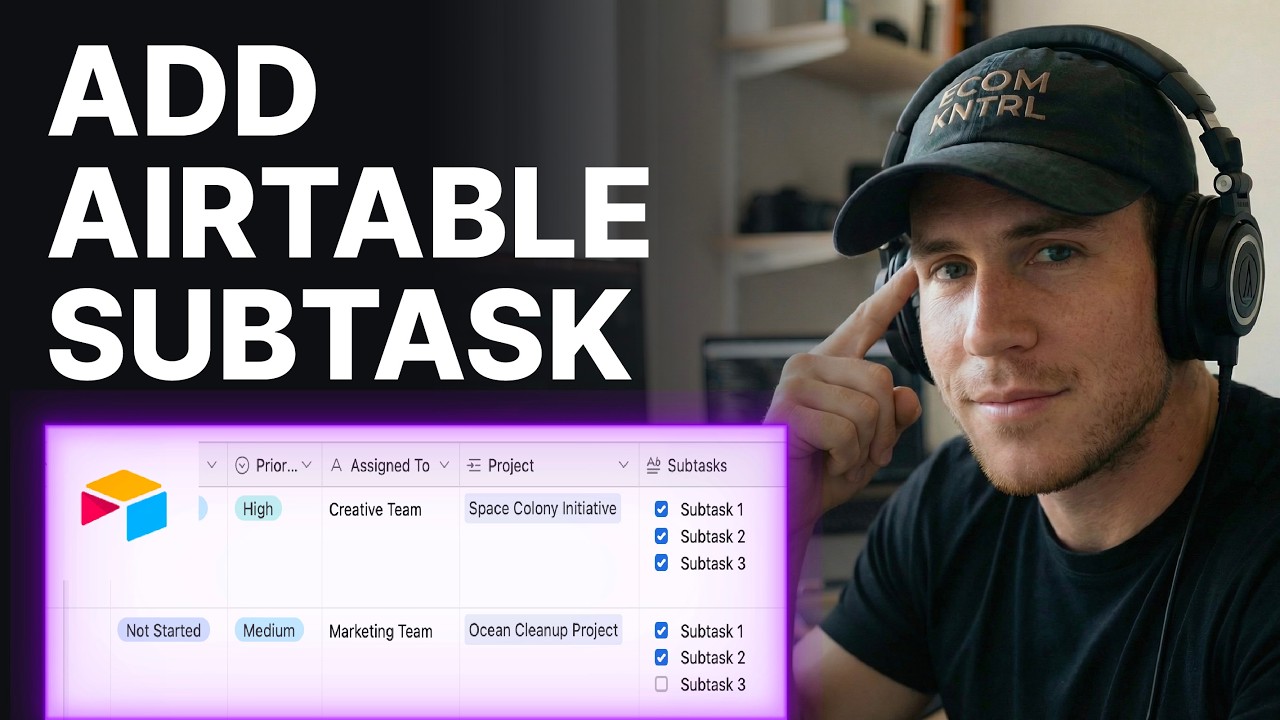 How To Add Subtask In Airtable (2026) | Task Management - YouTube