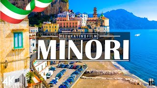 Beautiful Minori, Campania 4K • Relaxing Italian Music, Instrumental Romantic • Video 4K UltraHD