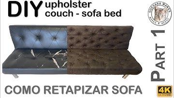 How to upholster a modern sofa - Part 2 - DIY Upholstery - S01E07