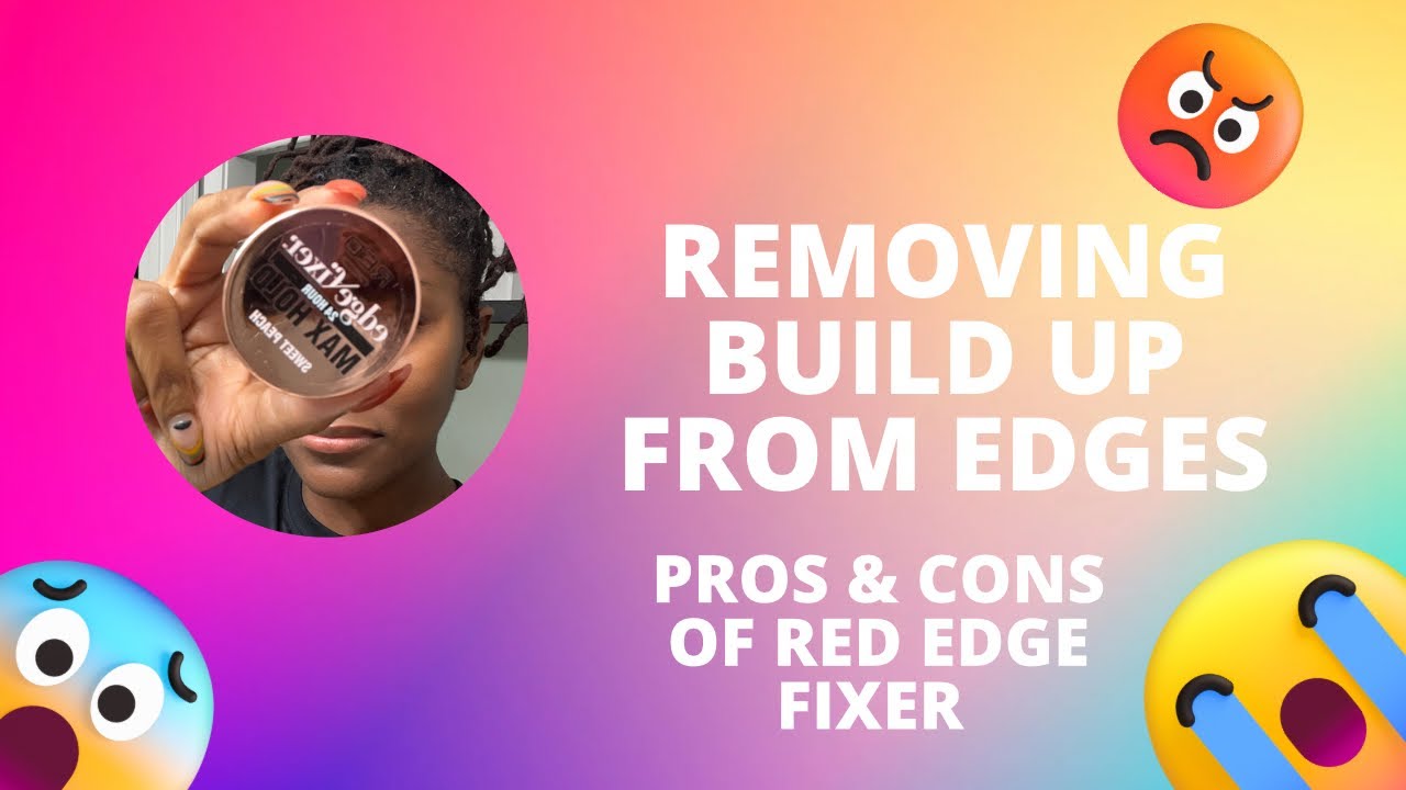 Removing Edge Control Build Up!!! Red By Kiss