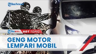 Geng Motor Kembali Berulah di Tasikmalaya, Lempari Pengendara Mobil yang Melintas hingga Kaca Pecah