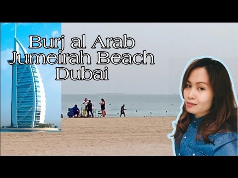 Jumeirah public beach at Dubai Burj al Arab
