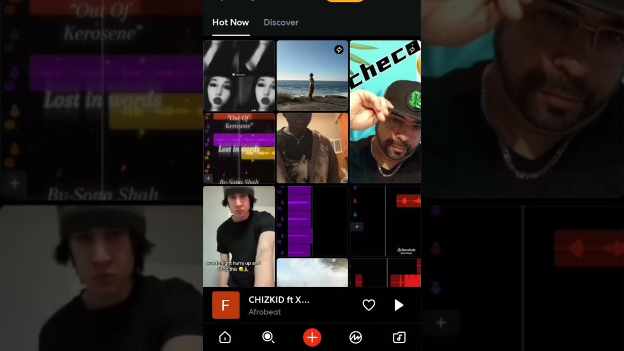 How to make or create songs for using the bandlab 