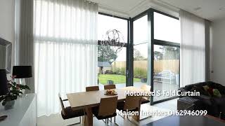 Motorised Sfold Sheer Curtain