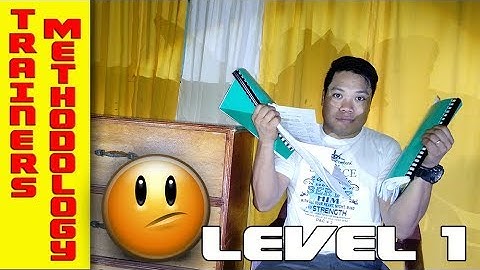 TESDA Trainers Methodology Level I|BAKIT di ako nakapasa? | This is what happens