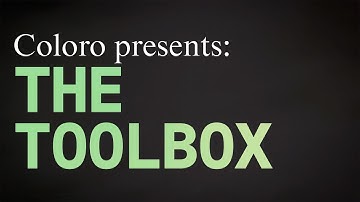 Coloro presents: The Toolbox
