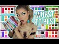 Ranking All The BH Cosmetics Birthstone Palettes | FROM WORST TO BEST