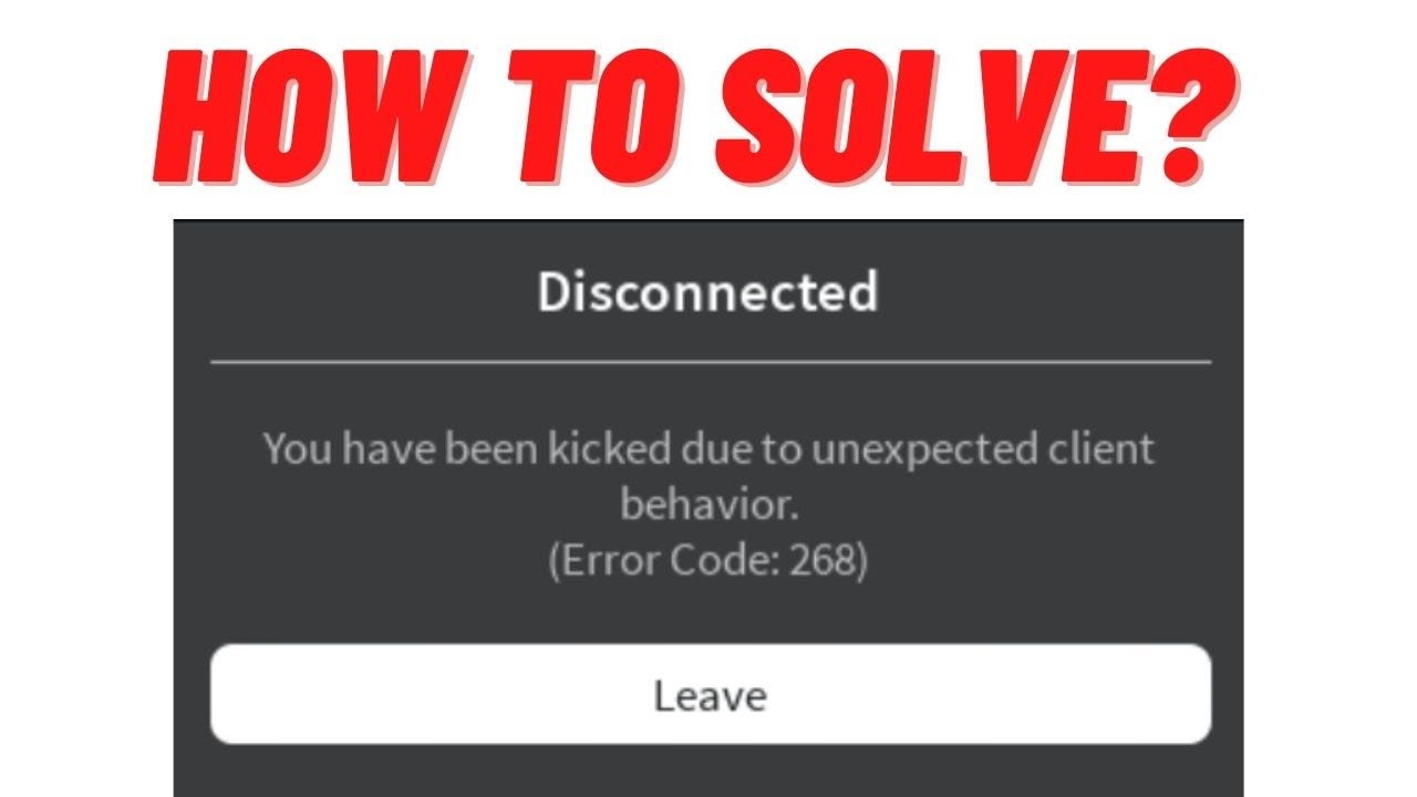 You were kicked roblox