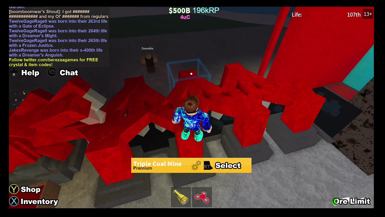 Miners Haven Boomite Money Glitch Only Boomite Works Youtube - roblox miners haven 4th life rebirth frozen justice