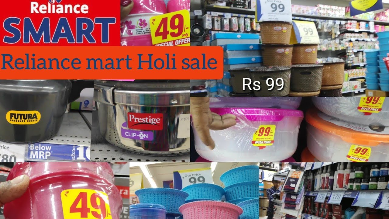 Reliance Mart Holi Special Kitchen Organisers home Items|Reliance mart latest Holi offers