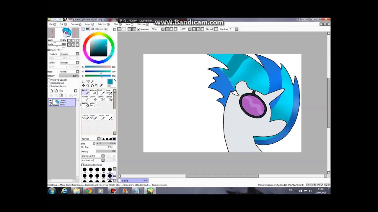 vinyl Scratch Speedpaint - YouTube