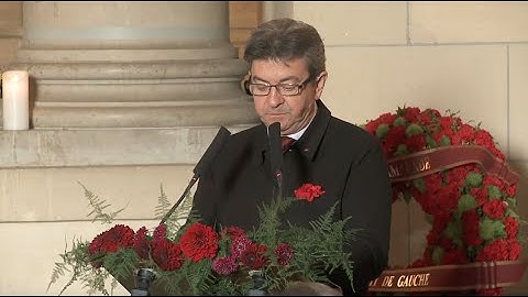 Hommage à François Delapierre - Discours de Jean-Luc Mélenchon