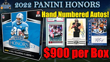 2022 Panini Honors - 2 Autographs including a Throwback Recollection Autograph! $900 per Box