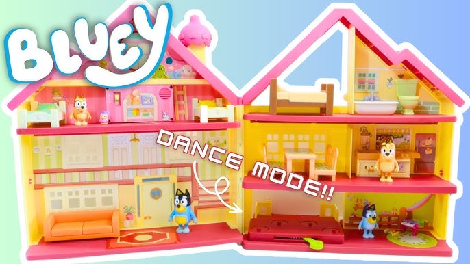 Bluey - la maison deluxe de bluey, figurines