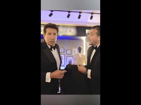 هاني رمزي ي عيد مشهد كوميدي من أبو العربي مع ابنه في زفافه
