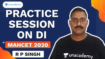 Practice Session on DI for MAHCET 2020 | Raghawendra Pratap Singh