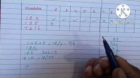 வகுக்கும் விதி | Divisibility Rule | Mother Style Teaching | Explained In Tamil | Basic Maths