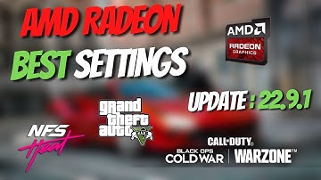 AMD Software: New Update 22.9.1 Best Settings for Gaming