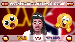 🏈 Commanders vs Texans LIVE play-by-play ANALYSIS STREAM! Week 11 2022 Season! WE HAVE EXPECTATIONS🏈