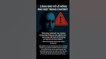 Cảnh báo về lỗ hổng bảo mật trong chatbot  #trítuệnhântạo  #ai #aivietnam #tintuc #ai2025 #chatgpt
