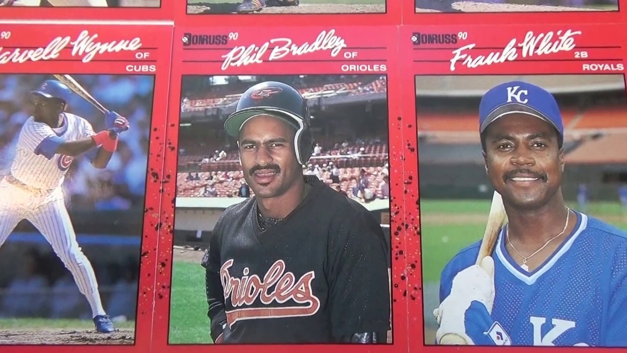 1989 Leaf/Donruss 90 Baseball Cards #1 - YouTube