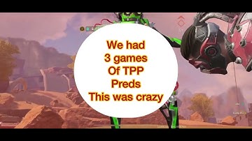 Why TPP IS HARDER THAN FPP WE FACED TPP PREDS 3x in TPP I