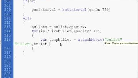 Flash Shooter Game 14 - Actionscript 2.0