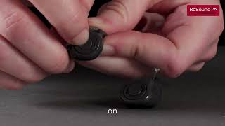 How To Use The Push On On Your Resound Custom Hearing Aids